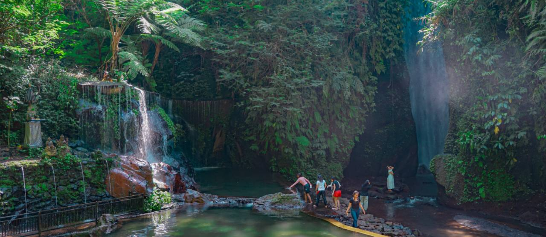 Goa Raja Waterfall near Ubud Bali